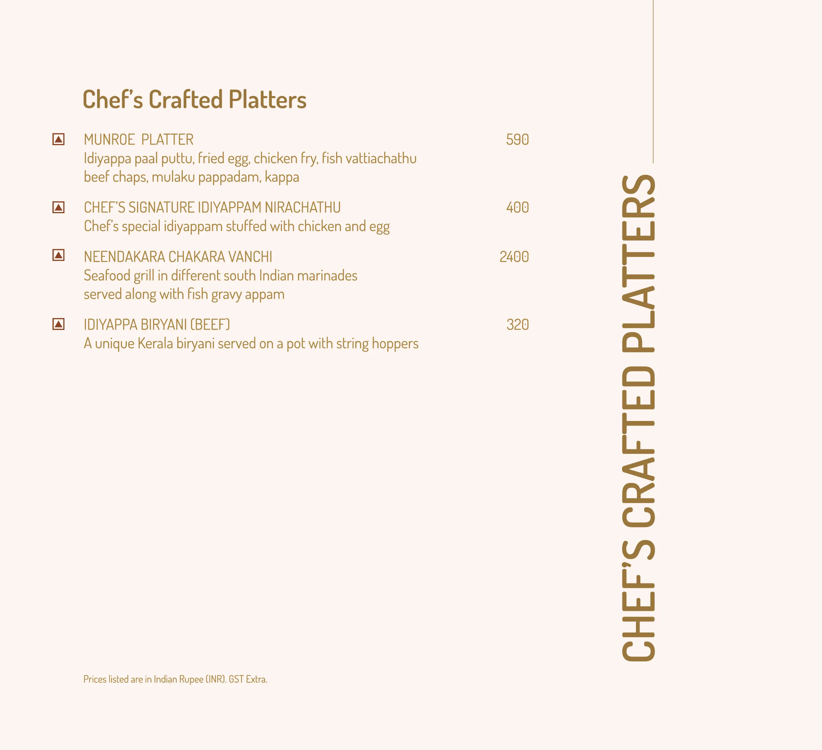 UpperCrust menu